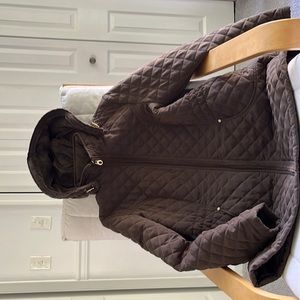 Women’s quilted coat size XL,
